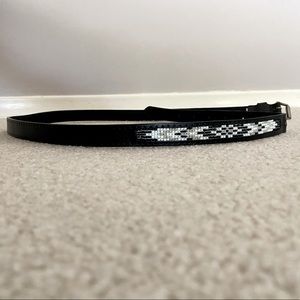 Black belt with cute design